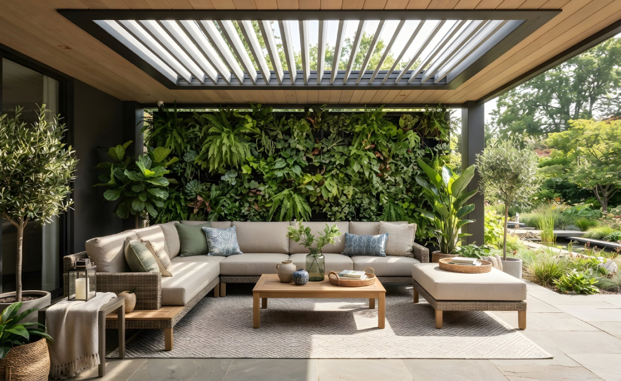 Louvered Pergola Design Ideas