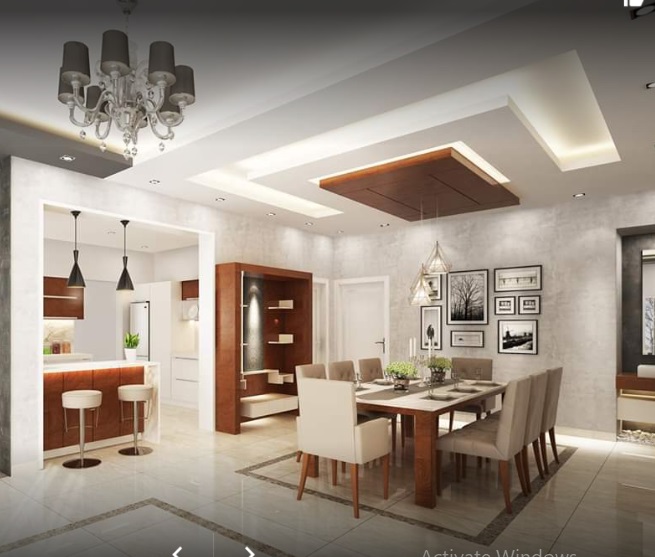 Modern Dining Room Design with Wooden Furniture