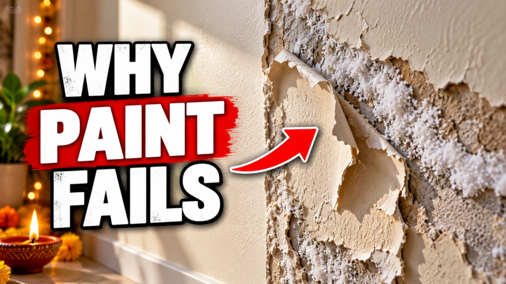 Painting Before Diwali Why Paint Peels, Blisters & Gets White Patches